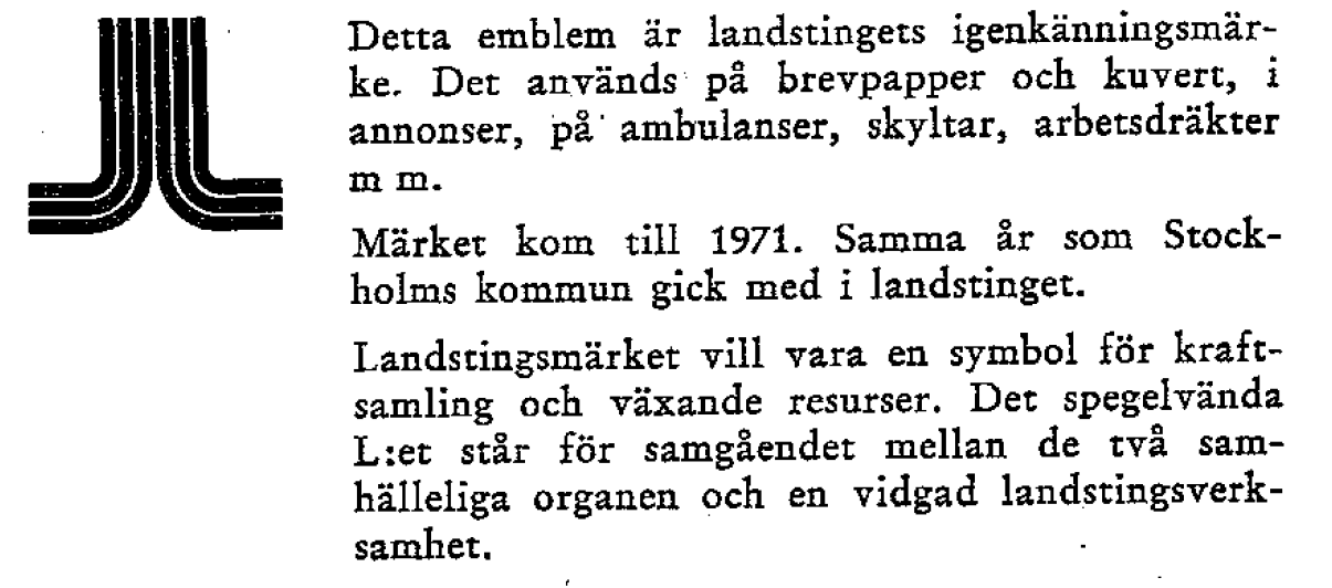 Här syns "Stubben" i trestrecksversion, i ett urklipp från 1980 års fickalmanacka för Stockholms läns landsting.